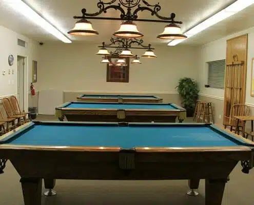 St George Utah RV Resort Billard Hall